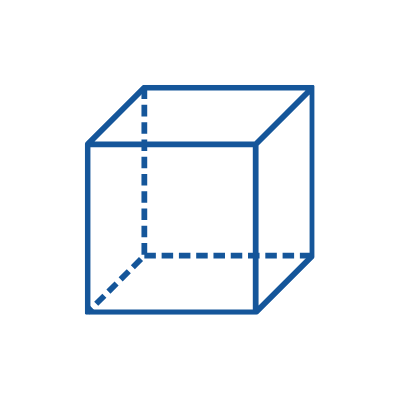 transparent cube
